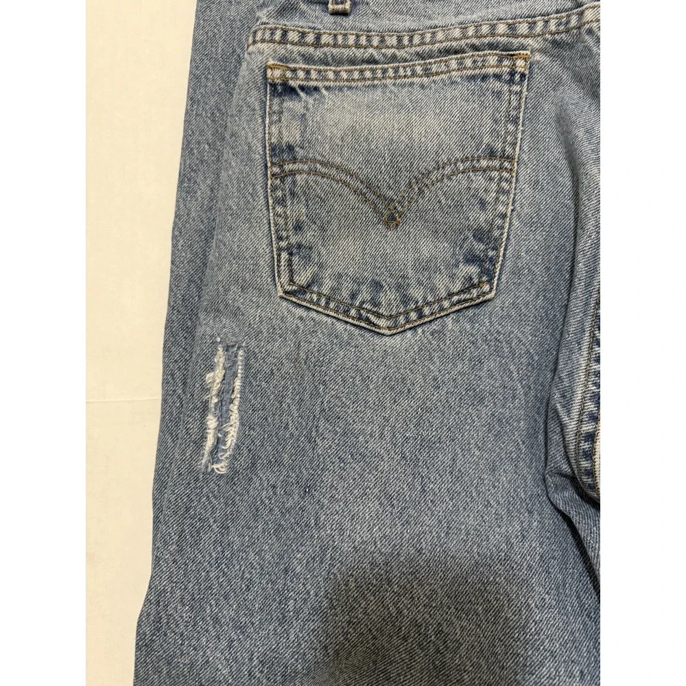 Vintage Levis‎ 505 34x30 Orange tab 505 jeans faded denim blue 80s 90s